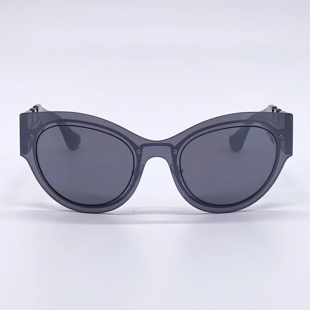 NEW VERSACE VE2234 1001/6G GREY CAT EYE SUNGLASSES VERSACE MOD 2234